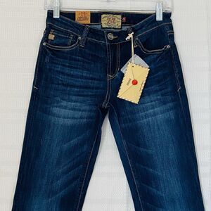 Dear John Womens Denim Jeans Waist 26 X 28 Inseam PlayBack Comfort Straight Blue